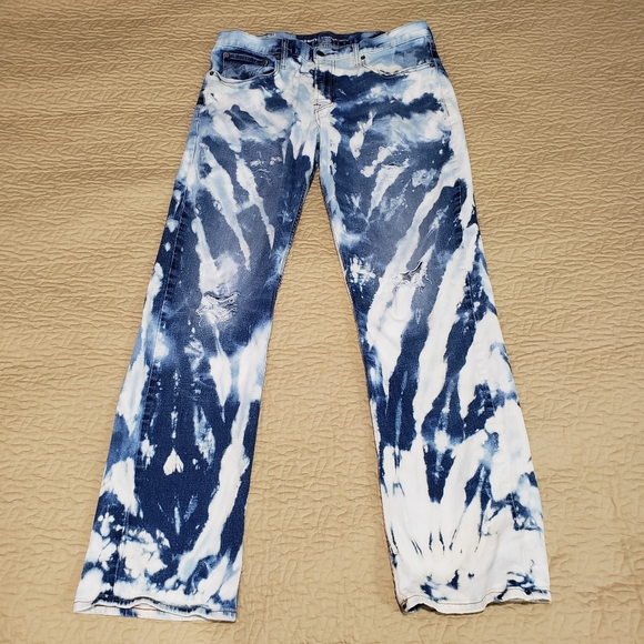 Old Navy Bleach dyed jeans size 36 - Picture 5 of 10